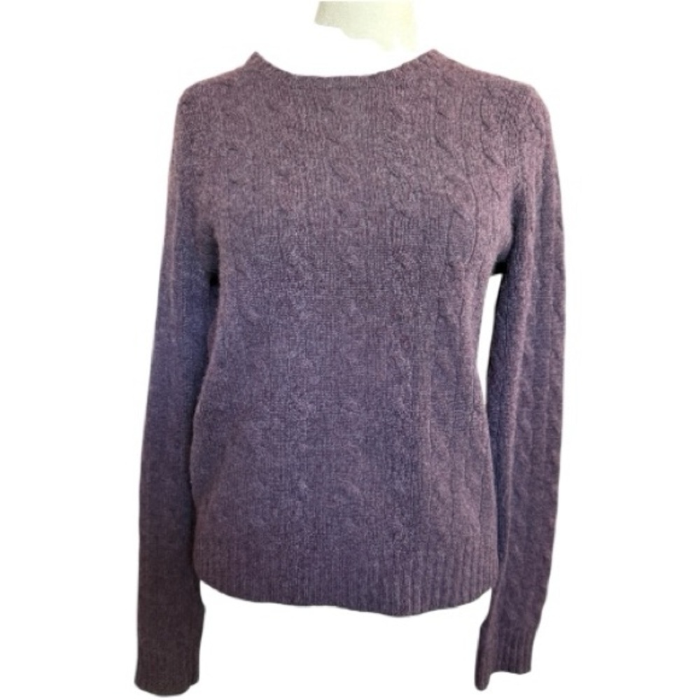 Active Seller! Ralph Lauren Black Label Slim Fit 100% Cashmere Purple Sweater